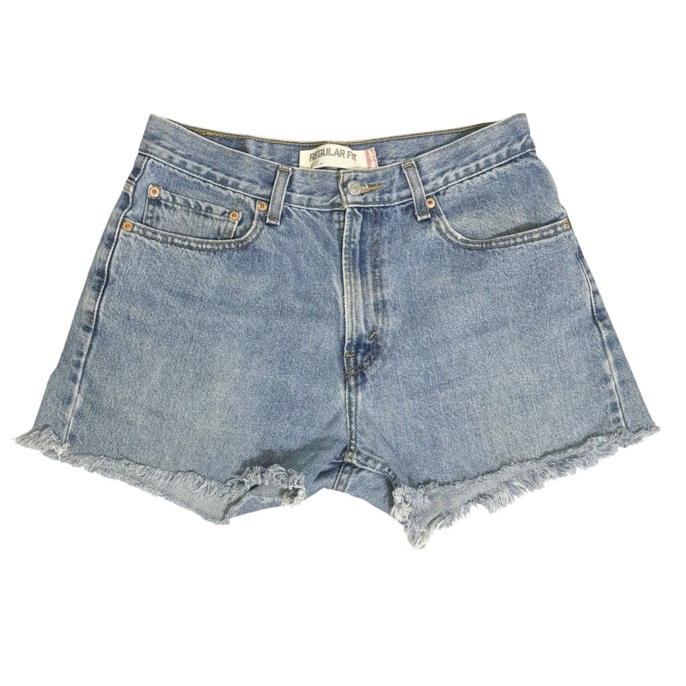 Levi’s 505 Women’s Cut Off Denim Jean Shorts size 32